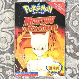 4/$20 Pokémon Le Premier Film Mewtwo Contre-Attaque French Kids Pokemon Book